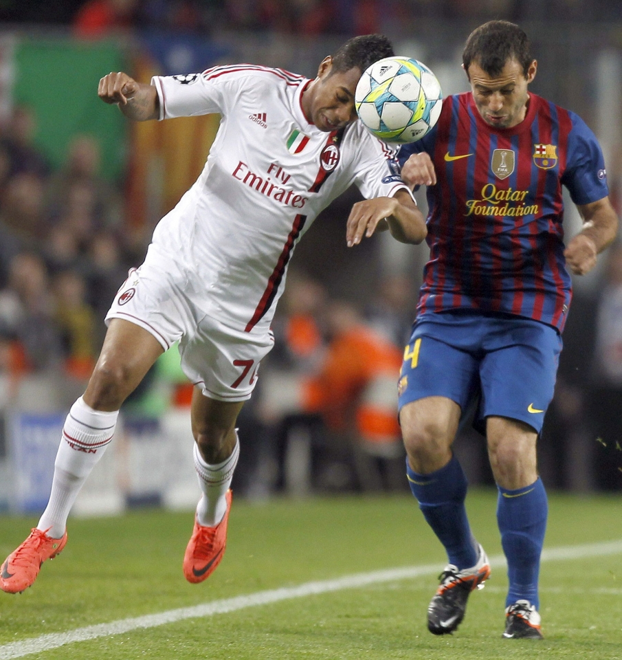 Final-laurdenak (itzulikoa): Bartzelona-Milan (3-1). Argazkia: EFE