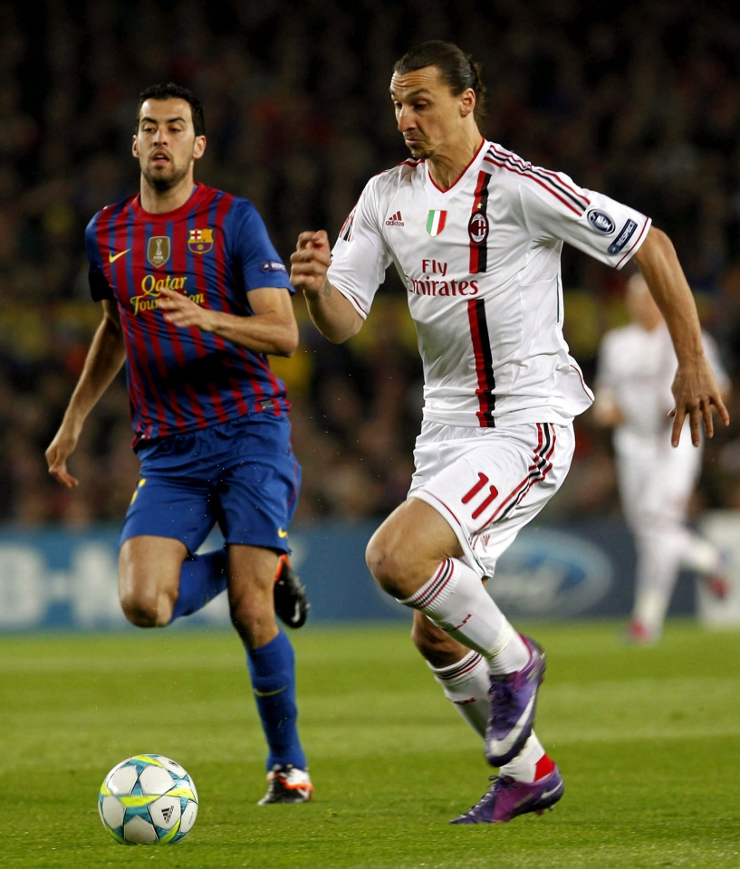 Final-laurdenak (itzulikoa): Bartzelona-Milan (3-1). Argazkia: EFE