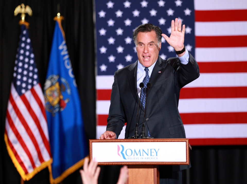 El candidato republicano, Mitt Romney Foto: Efe