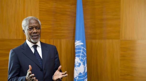 Kofi Annan apuesta por enviar observadores de la ONU a Siria. Foto: EFE