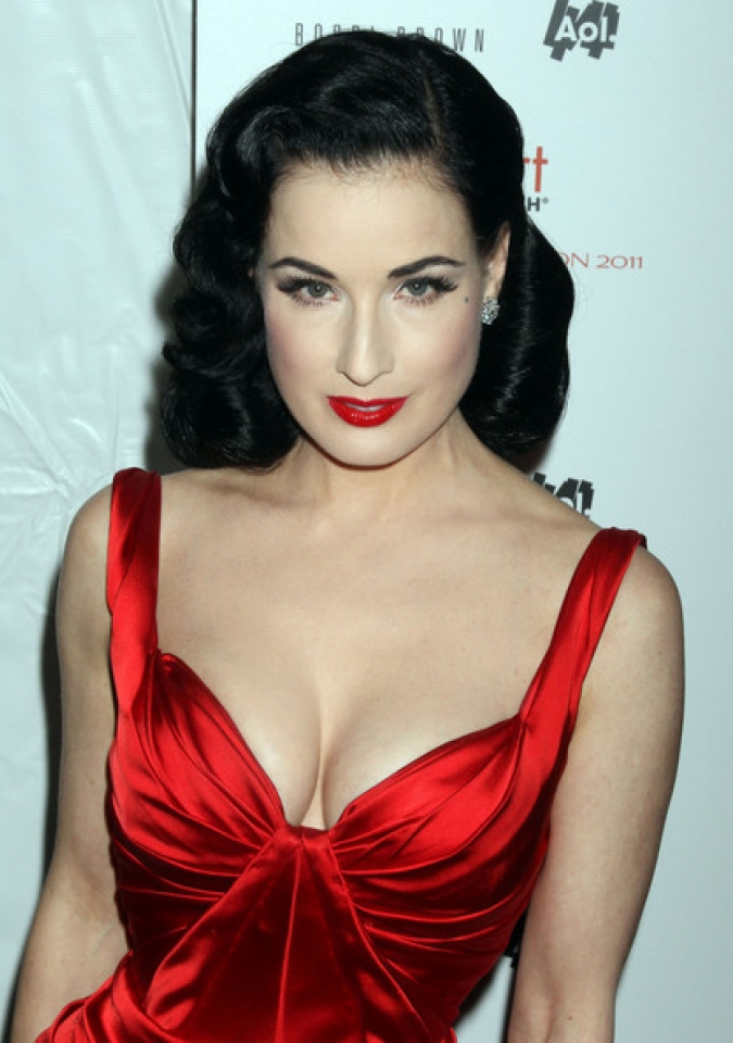 Dita Von Teese dago zerrendaren zazpigarren postuan. Argazkia: Flynetpictures