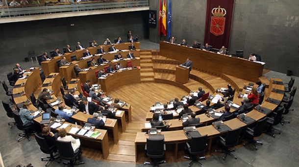 El Parlamento de Navarra.