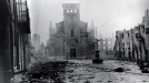 Gernika tras el bombardeo. Foto: Museo de la Paz de Gernika