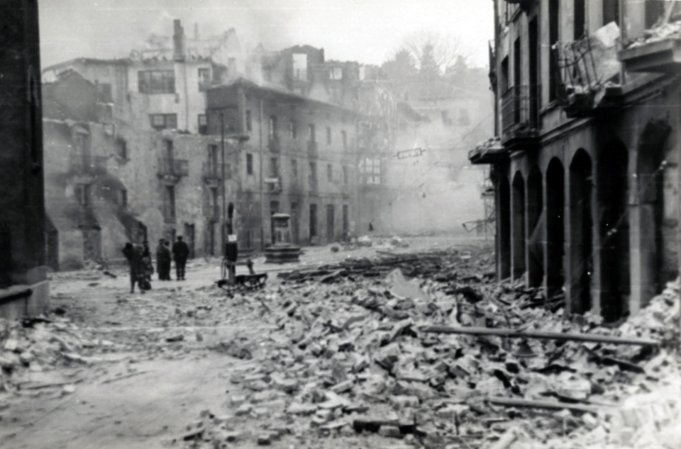 Bombardement de Gernika. Photo: Musée de la paix de Gernika