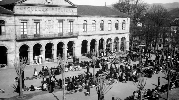 Bombardeo de Gernika. Foto: Museo de la Paz de Gernika