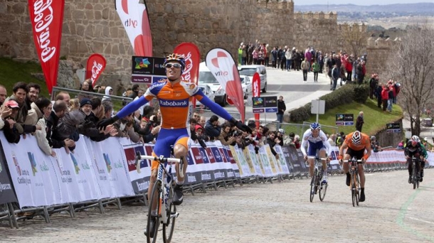 El corredor del Rabobank Luis León Sánchez. Foto: EFE