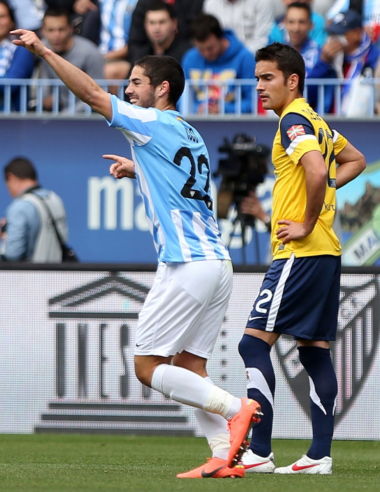Malaga-Reala (1-1). Argazkia: EFE