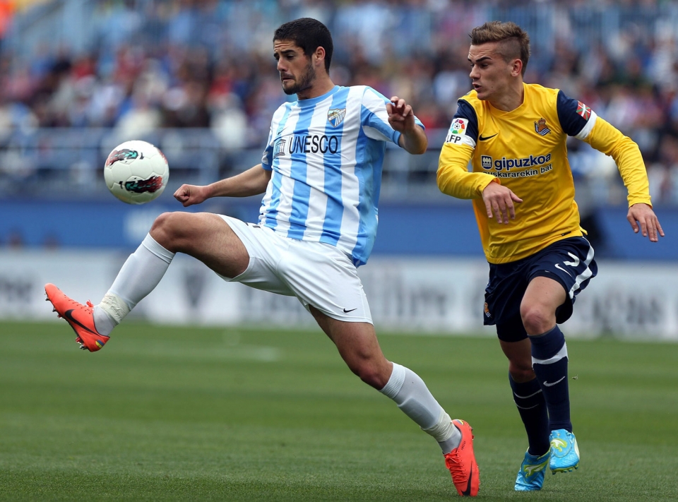 Malaga-Reala (1-1). Argazkia: EFE