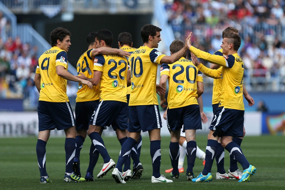 Malaga-Reala (1-1). Argazkia: EFE