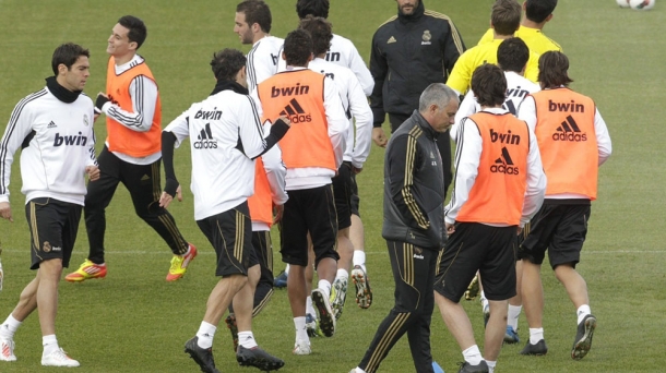 Entrenamiento del Real Madrid. Foto: EFE