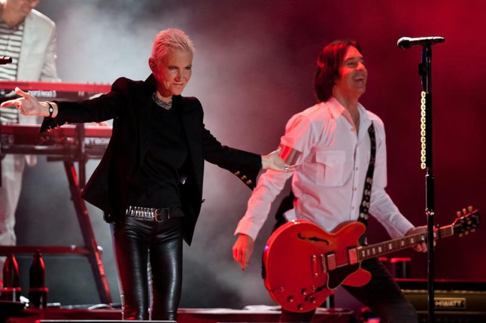 Azken diskoko kantak abestu zituzten. Argazkia: EFE