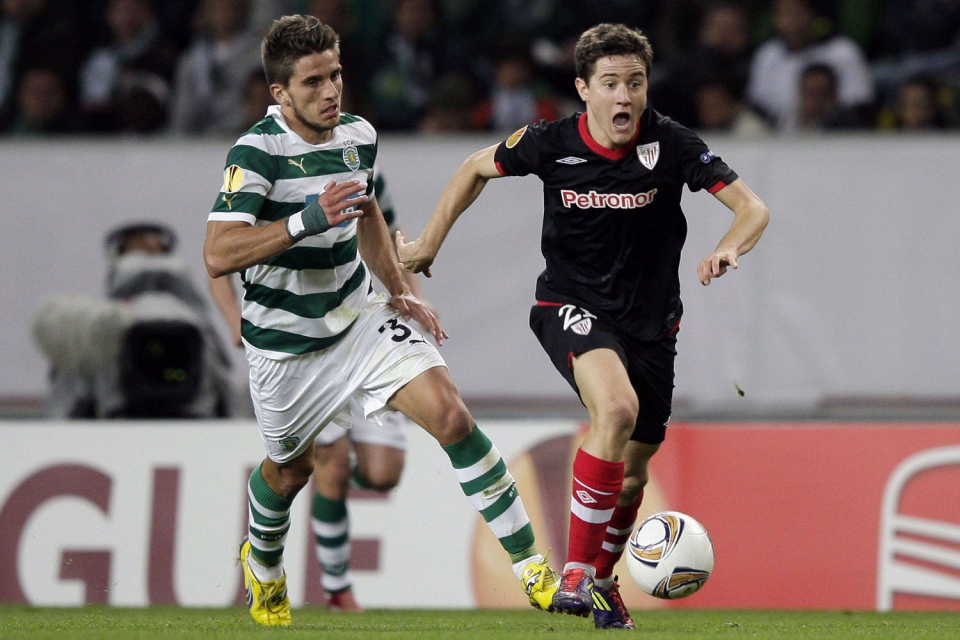 Europa Leagueko finalerdiak (joanekoa): Sporting-Athletic (2-1). Argazkia: EFE