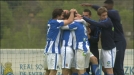 Los goles del Real Sociedad B-Mirandés (1-1)