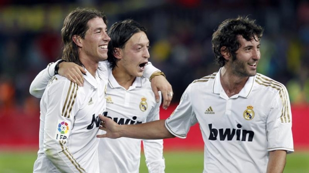 Real Madrileko jokalariak. Argazkia: EFE