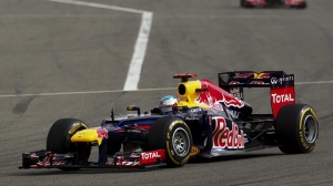 Vettel Bahreingo Sari Nagusiko lasterketan. Argazkia: EFE