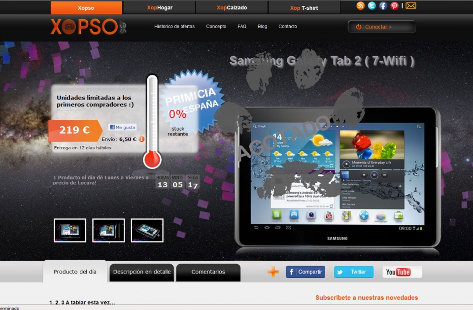 XOPSO, el nuevo portal para hacer compras a bajo precio en Internet.