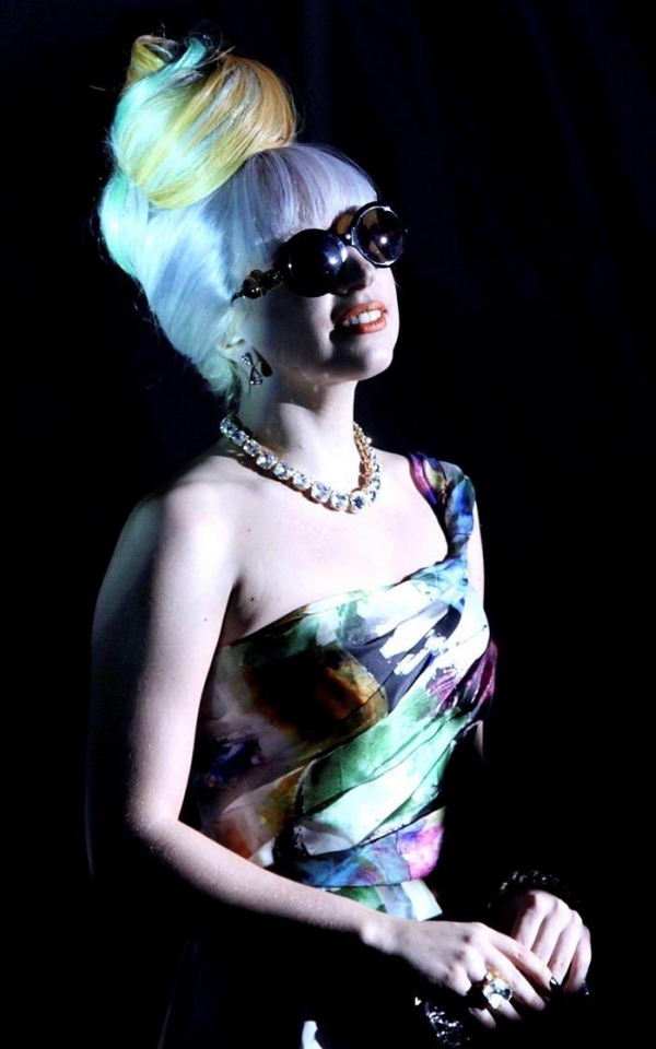 Lady Gaga, Indian eskainitako kontzertu batean. Argazkia: EFE