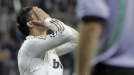 Cristiano Ronaldo tras fallar el penalti. Foto: EFE title=