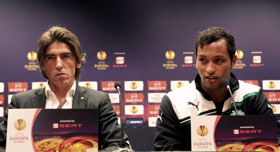 Sportingen prentsaurrekoa. Argazkia: EFE