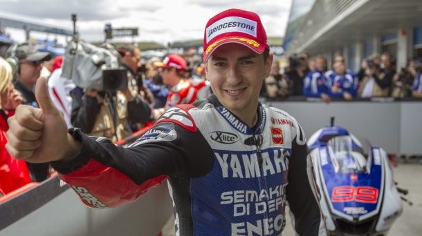 Jorge Lorenzo (Yamaha) 'pole'a lortu ostean. Argazkia: EFE