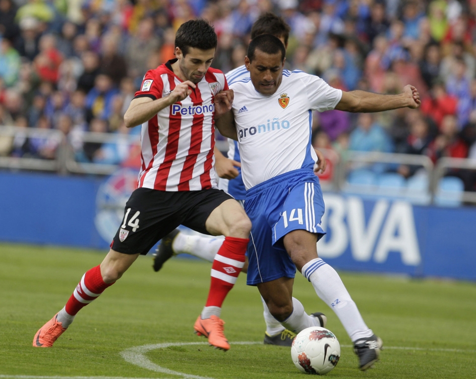 Zaragoza-Athletic (2-0) Romaredan. Argazkia: EFE