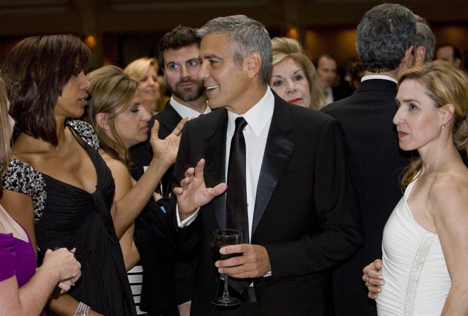 George Clooney ha recaudado más de 15 millones de dólares para la campaña demócrata. Foto: EFE