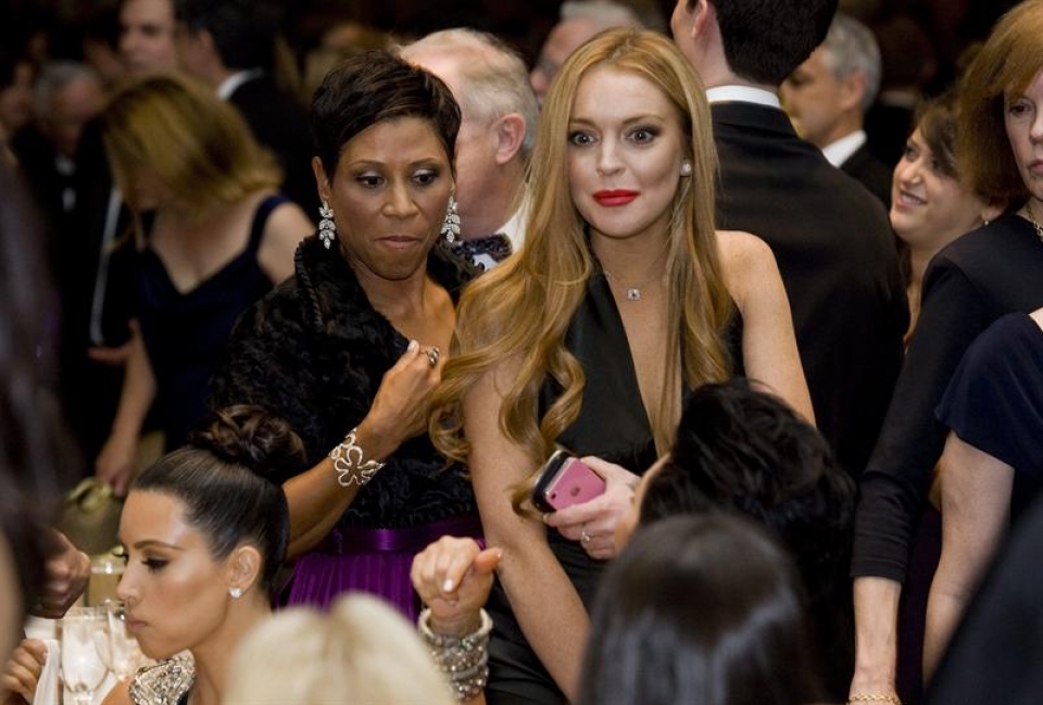 Lindsay Lohan en un acto reciente [Foto: EFE]