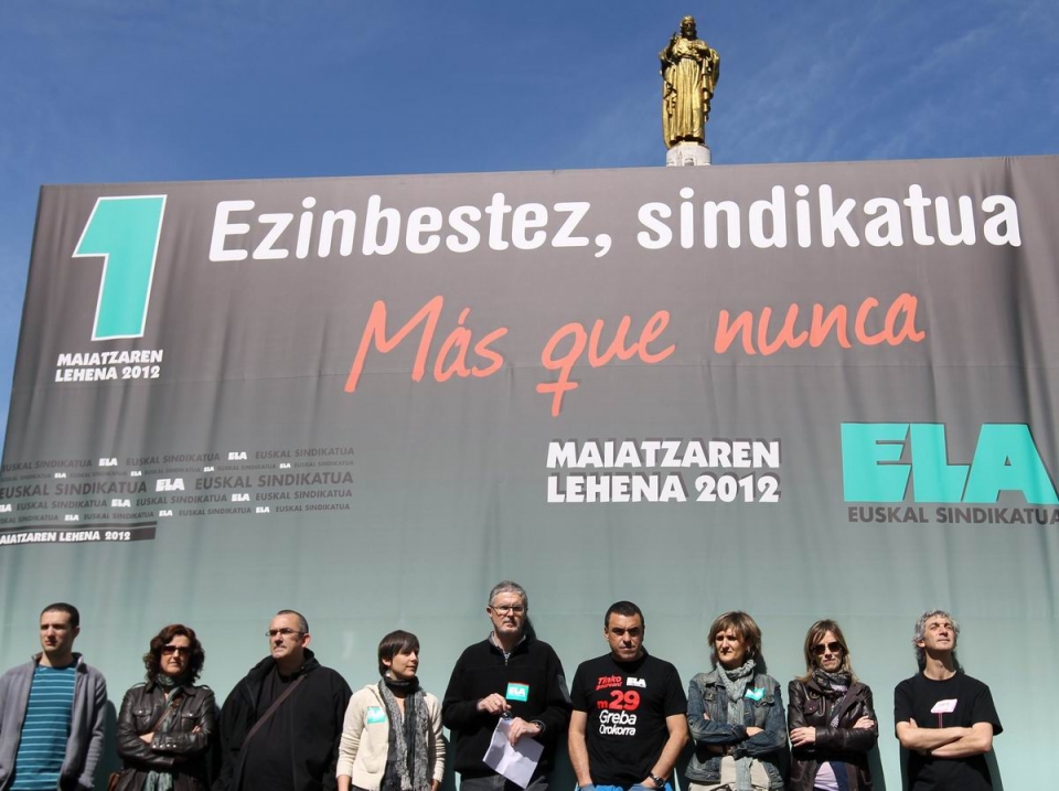 El secretario general del sindicato ELA, Adolfo \