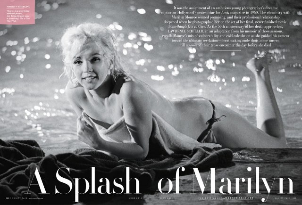 Marilyn Monroe, en una de las imágenes de Lawrence Schiller recogidas por 'Vanity Fair'.