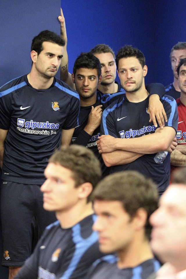 Aranburuk agur esan dio Realari. Argazkia: EFE