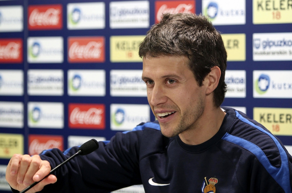 Aranburuk agur esan dio Realari. Argazkia: EFE