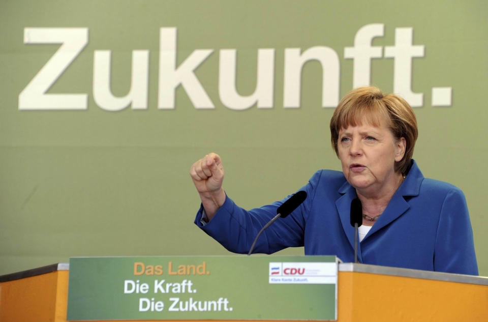 Angela Merkel Alemaniako kantzillerra. EFE