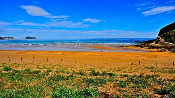 Zarautz. Lorentxo Portularrumek eitb.com-era bidalitako argazkia.