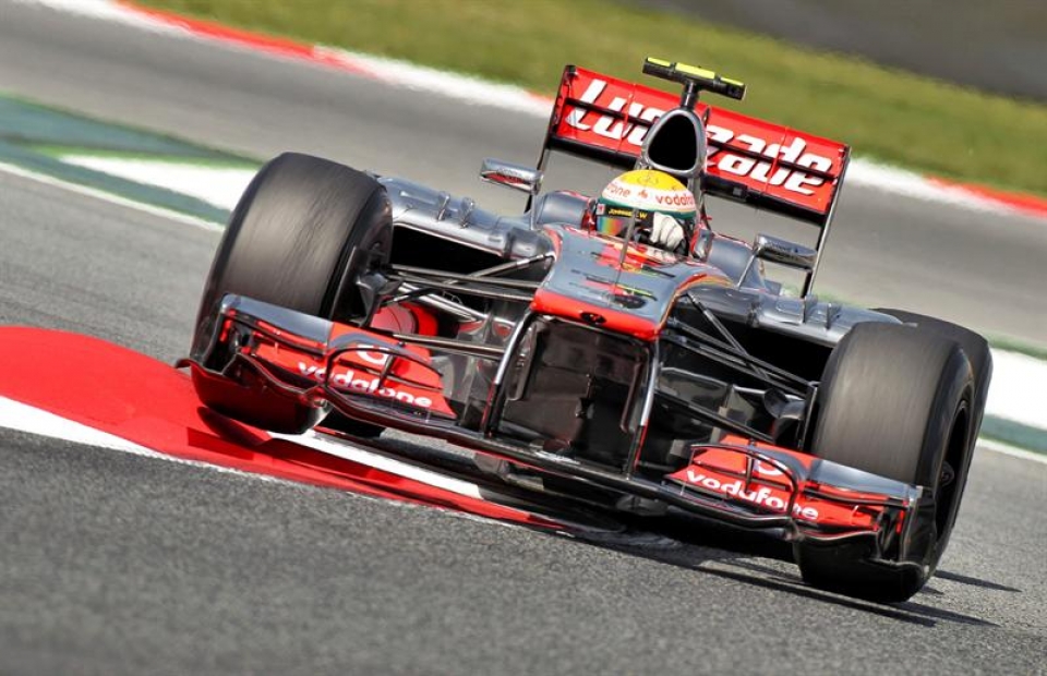 Lewis Hamiltonek lortu du 'pole'a Espainiako Sari Nagusian. Argazkia: EFE