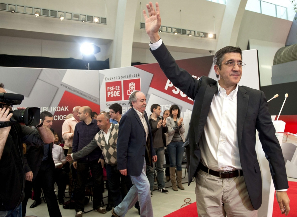 Patxi López en Bilbao. EITB