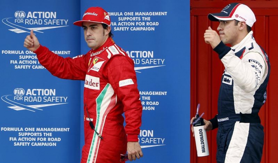 Maldonado eta Alonso Espainiako Sari Nagusian. Argazkia: EFE