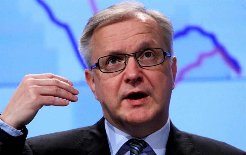 Olli Rehn Gai Ekonomikoetarako Europako komisarioa. Argazkia: EFE