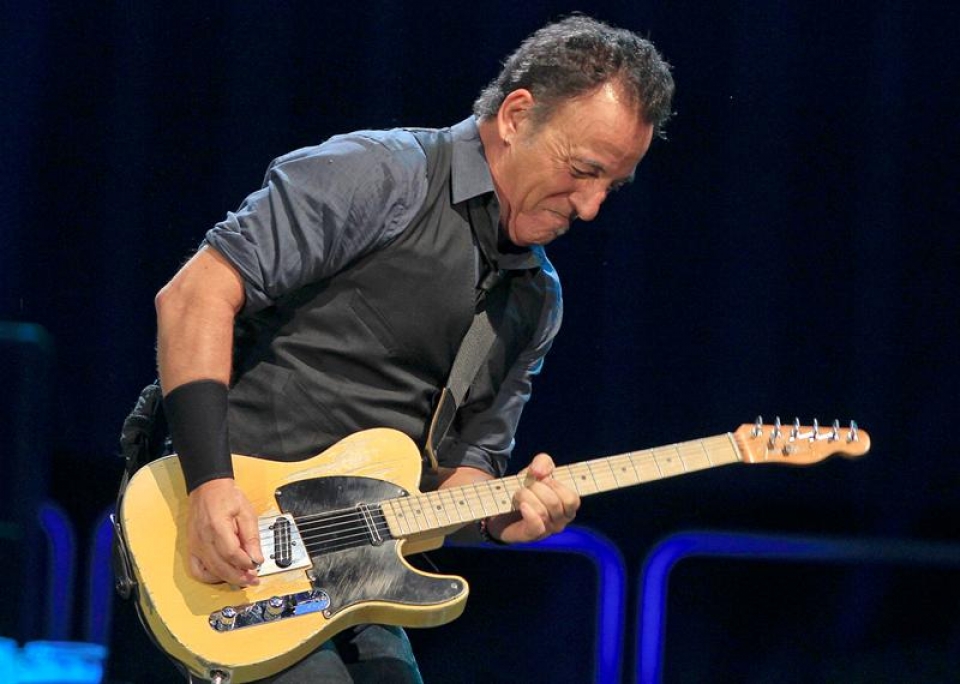 Bruce Springsteen en Sevilla. Imagen: EFE.
