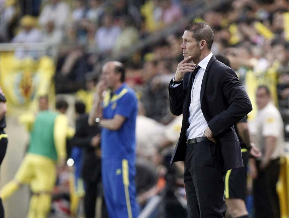 Simeoneren Atleticok Europa Liga jokatuko du. Argazkia: EFE