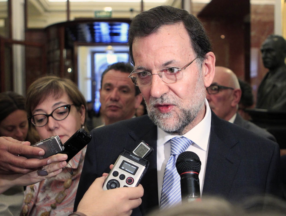 Mariano Rajoy Espainiako Gobernuko presidentea.