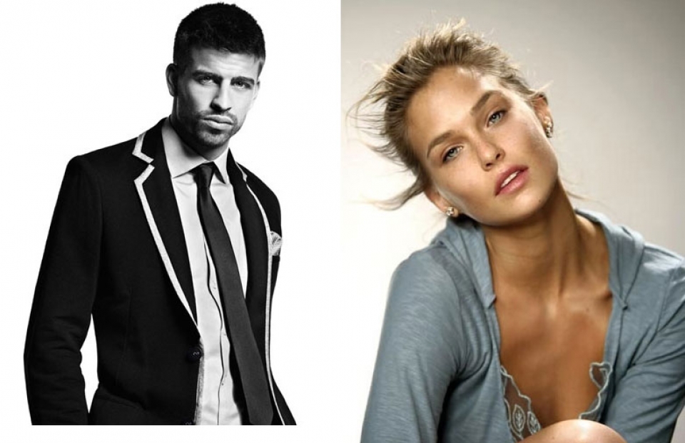 El futbolista Gerard Piqué y la modelo Bar Refaeli.