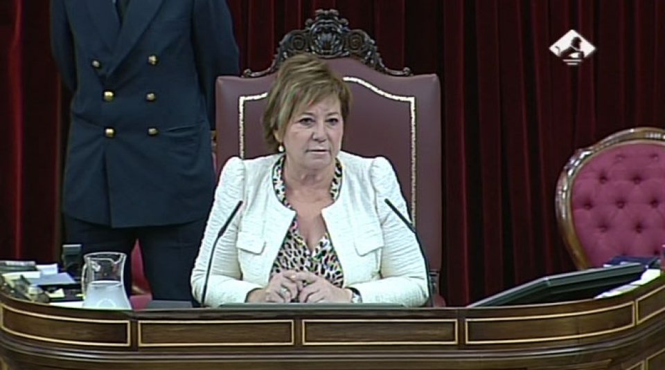 Celia Villalobos, en el Congreso.EITB.