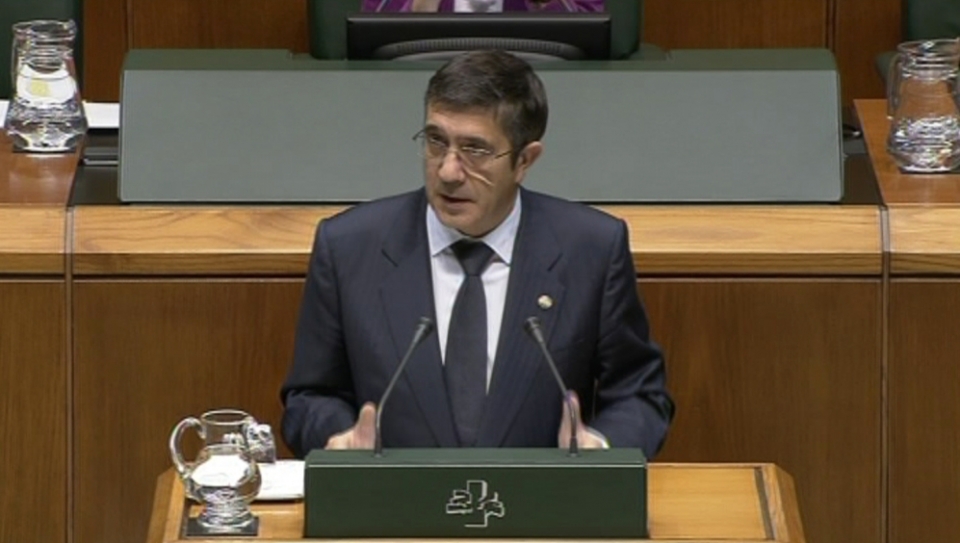 Lehendakari: 'Euskadi no necesita la inestabilidad de un adelanto'