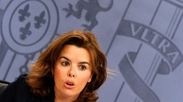 Soraya Saenz de Santamaria presidenteordea. Argazkia: EFE.