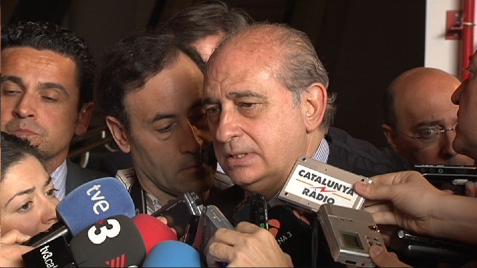 El ministro de Interior, Jorge Fernández Díaz y el consejero vasco de Interior, Rodolfo Ares. EITB