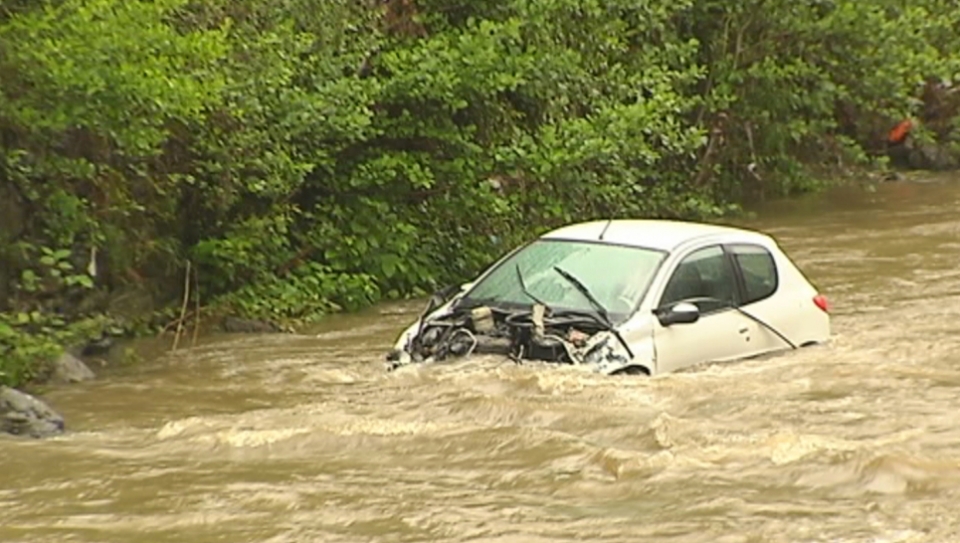 Accidente en Soraluze. Foto: EITB