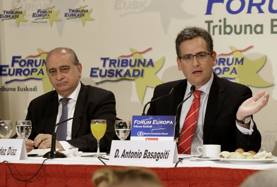 Antonio Basagoiti en el Forum Europa. Foto. EITB