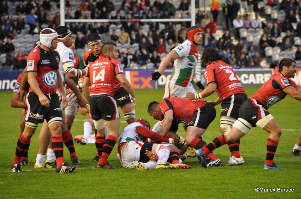 Le Biarritz Olympique remporte le Challenge européen. Photo: Manex Barace