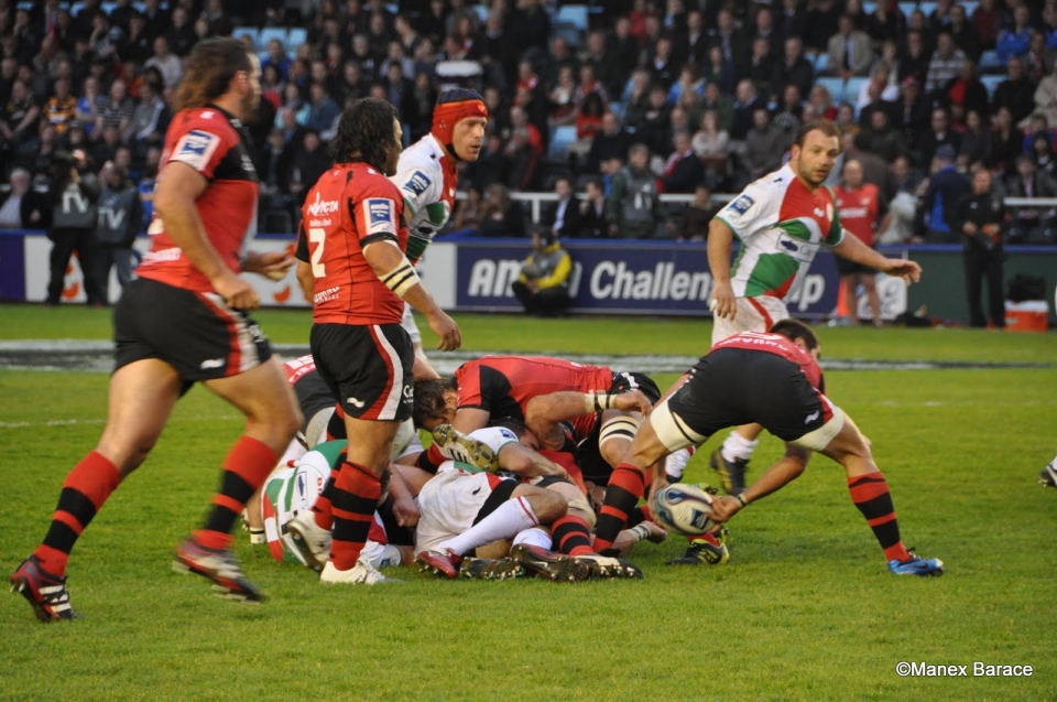 Le Biarritz Olympique remporte le Challenge européen. Photo: Manex Barace