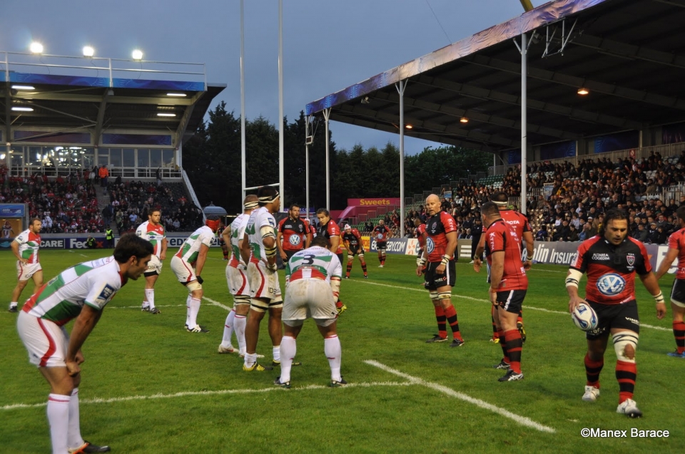 Le Biarritz Olympique remporte le Challenge européen. Photo: Manex Barace